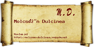 Molcsán Dulcinea névjegykártya